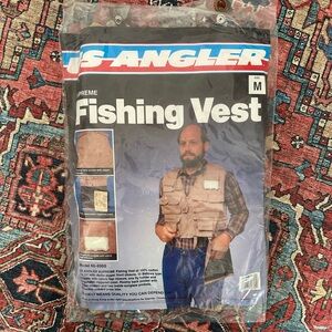 Vintage NWT Fishing Vest Men’s M by US Angler